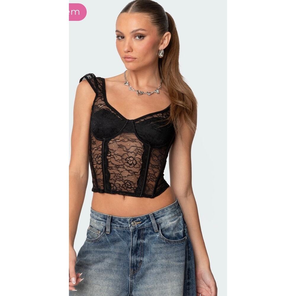 Edikted Rita Lace Corset size Medium